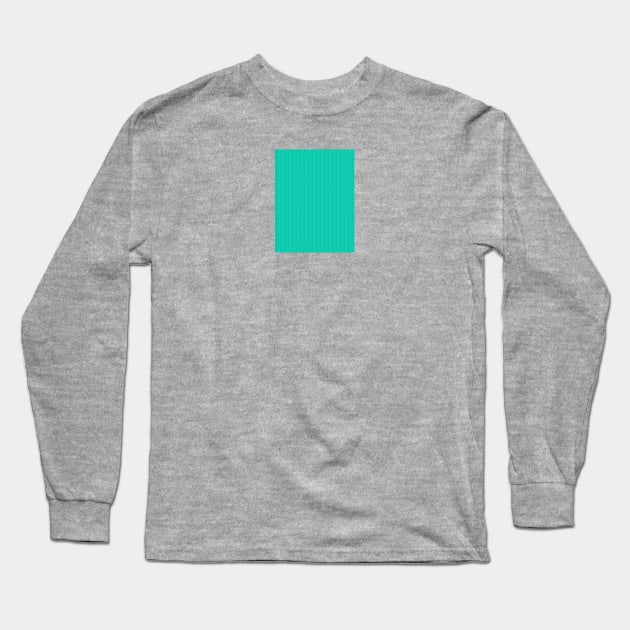 Herringbone Pattern - Green Long Sleeve T-Shirt by NolkDesign